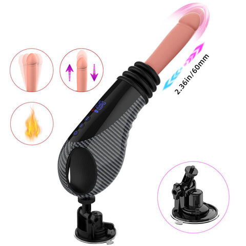 Bofors - Automatic vibrating thrusting dildo with suction cup_01