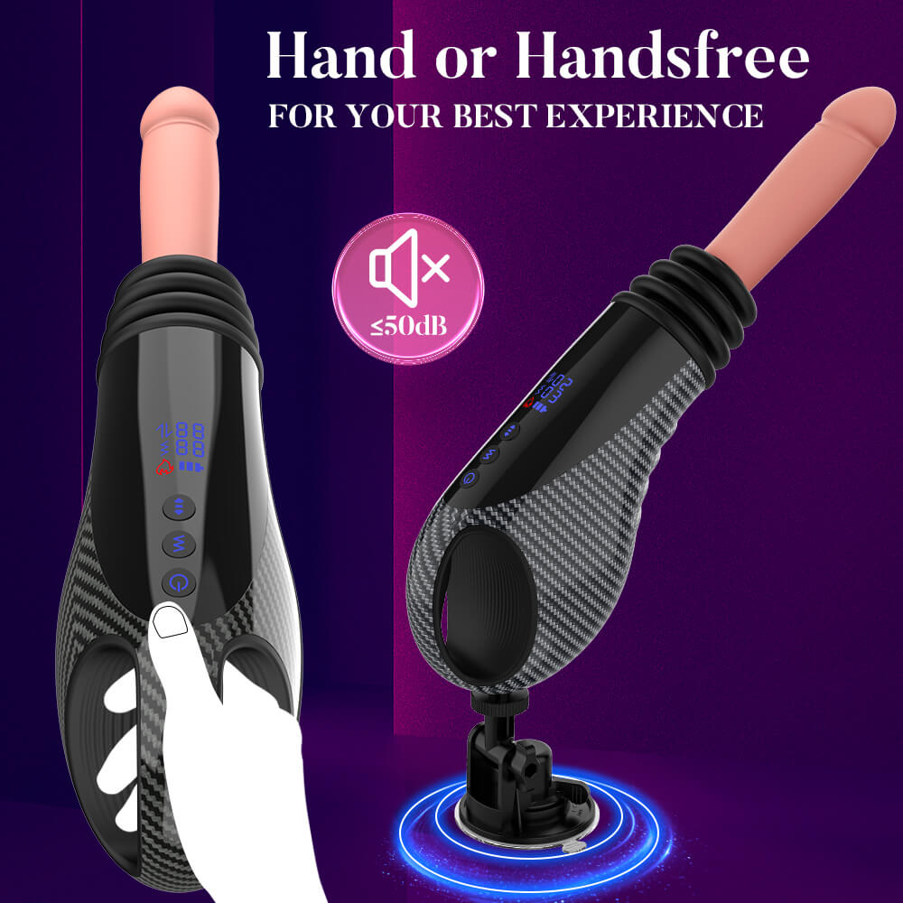 Bofors - Automatic vibrating thrusting dildo with suction cup_05