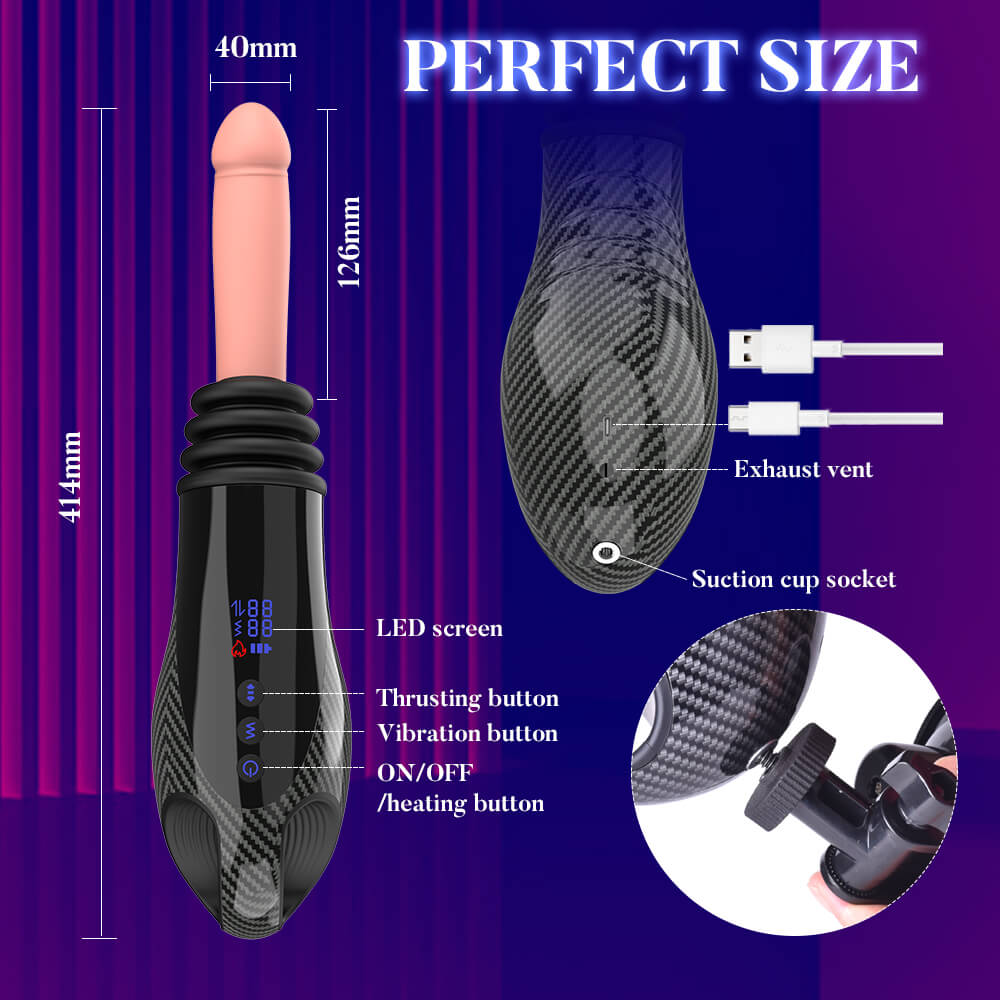 Bofors - Automatic vibrating thrusting dildo with suction cup_06