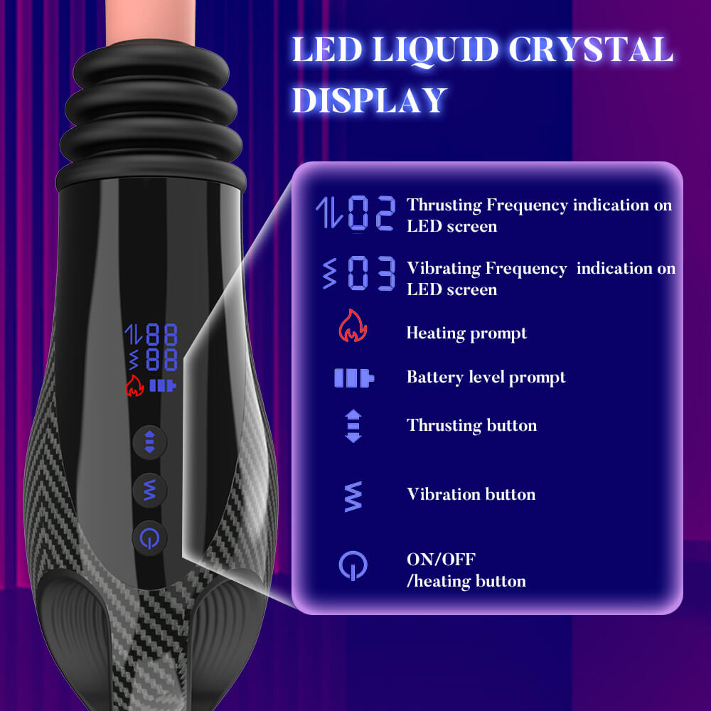 Bofors - Automatic vibrating thrusting dildo with suction cup_08