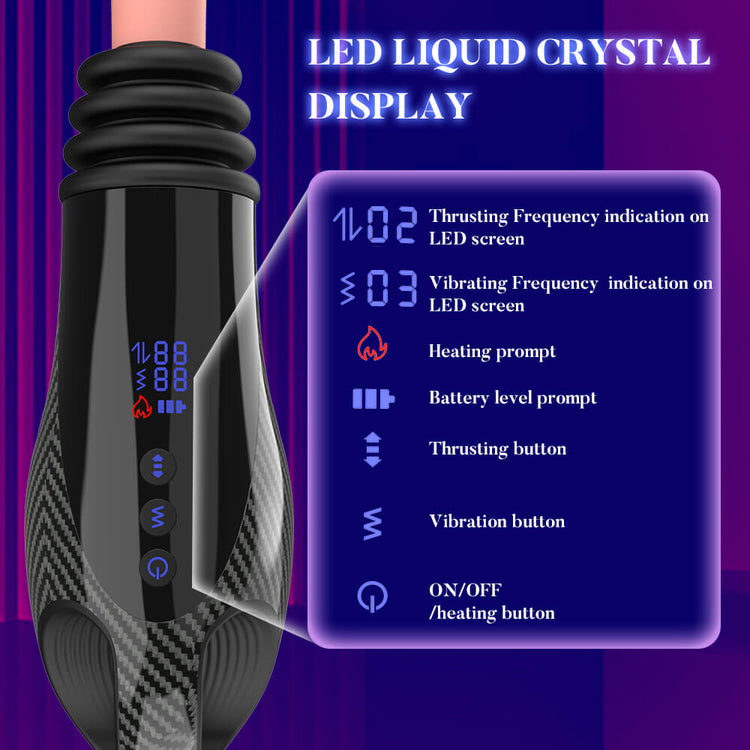 Bofors - Automatic vibrating thrusting dildo with suction cup_08