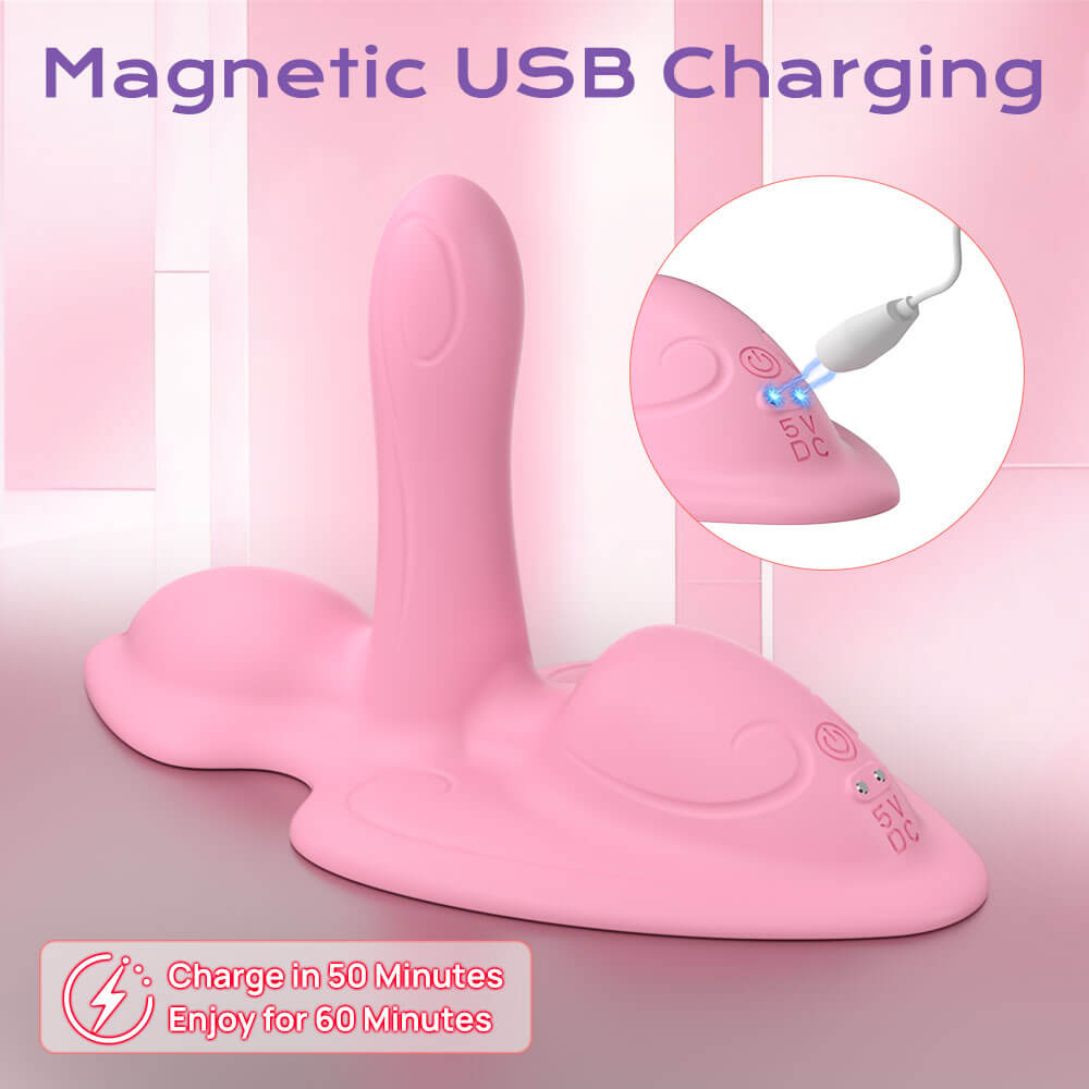 Ella - C-spot and G-spot Vibrating Cushion Dildo