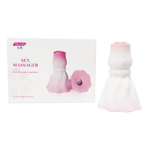 Flora - Rose nipple vibrating massager