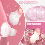 Flora - Rose nipple vibrating massager