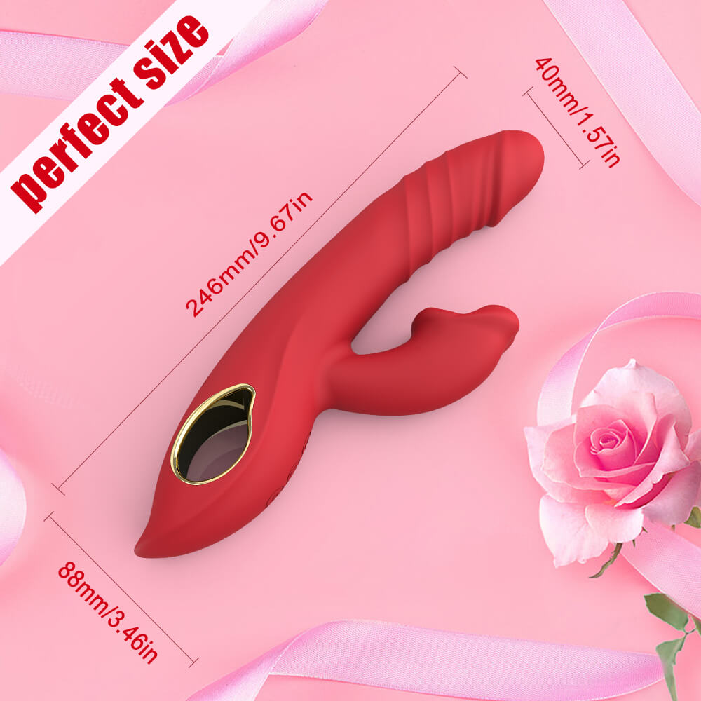 Inferno - thrusting dildo & clit licking g spot vibrator