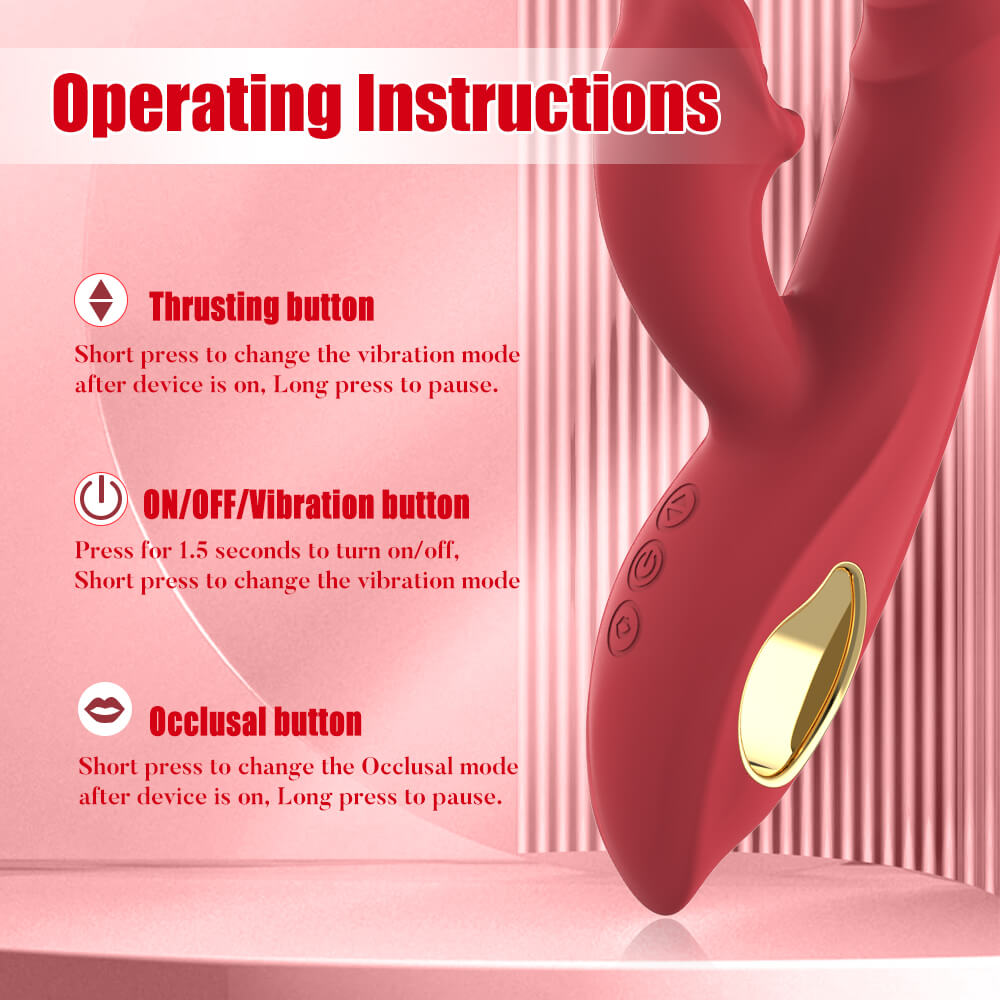 Inferno - thrusting dildo & clit licking g spot vibrator