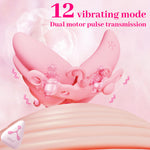 Lumira - A pair of adjustable butterfly vibrating nipple suction clamps_04
