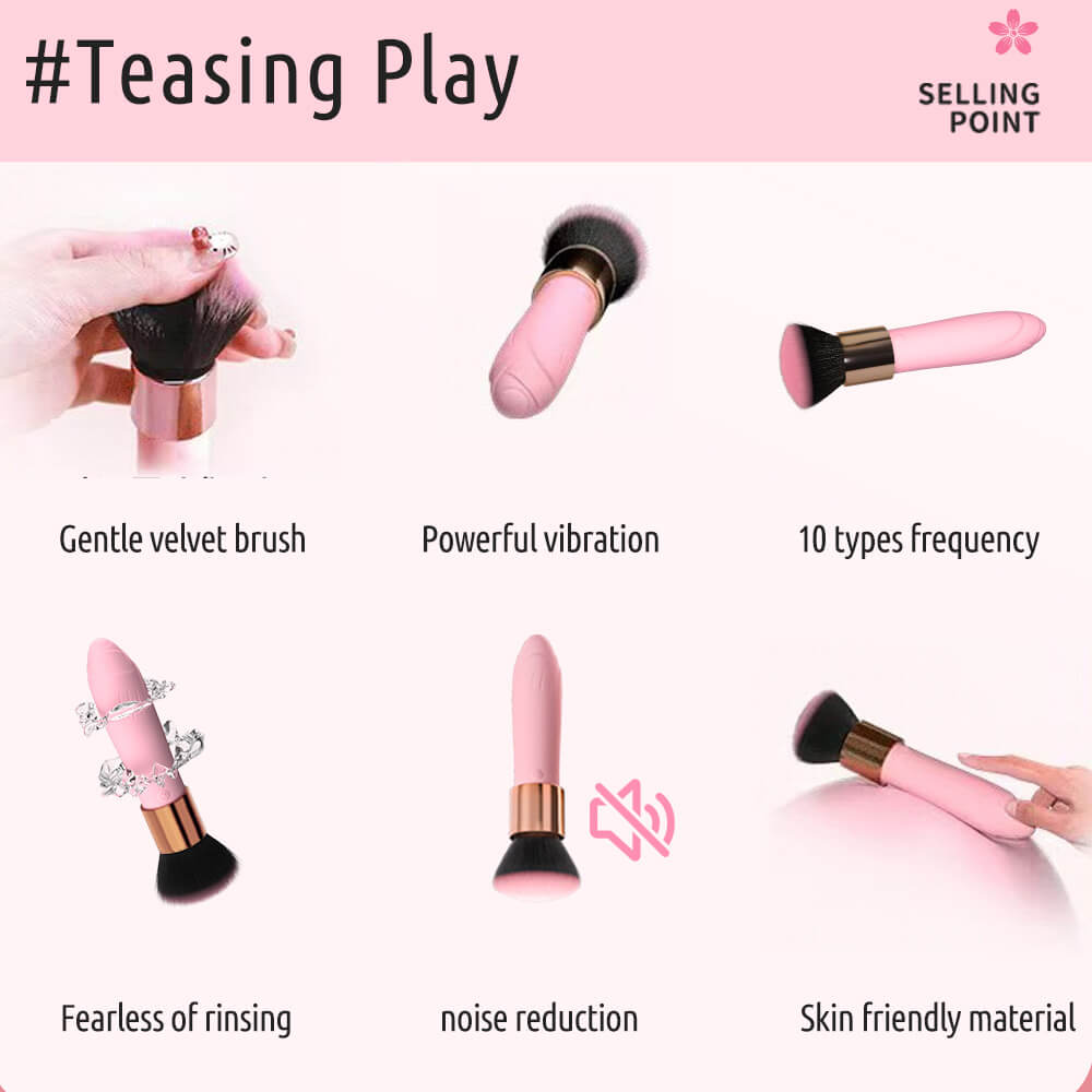 Lunora - Rechargeable Women's Vibrating Makeup Brush_05