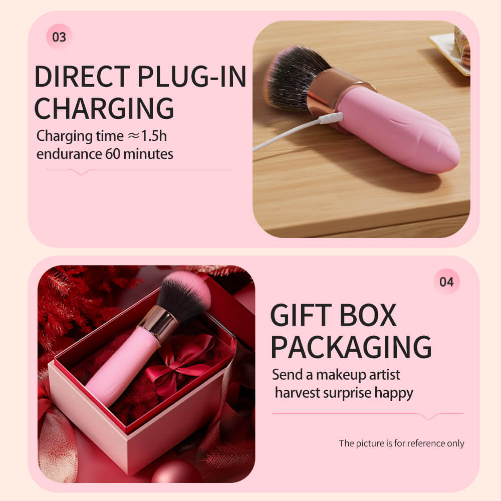 Lunora - Rechargeable Women's Vibrating Makeup Brush_08