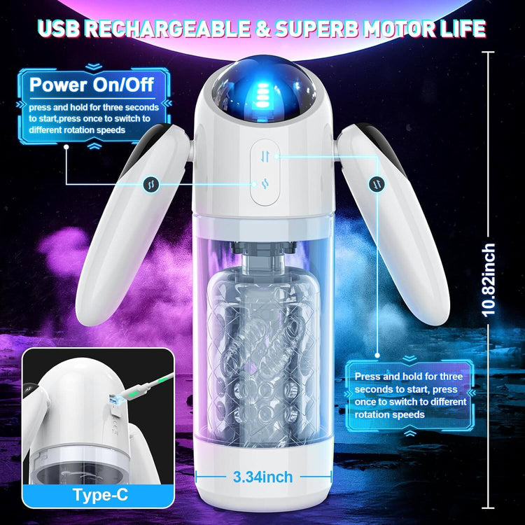 Nova - Thrusting and rotation automatic male masturbator