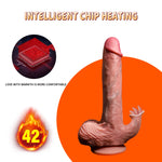 Silicone Thrusting Dildo Licker 8.07 Inch intelligent chip heating