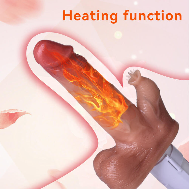 ThrustX - Suction cup thrusting dildo & realistic heating remote control vibrator_03