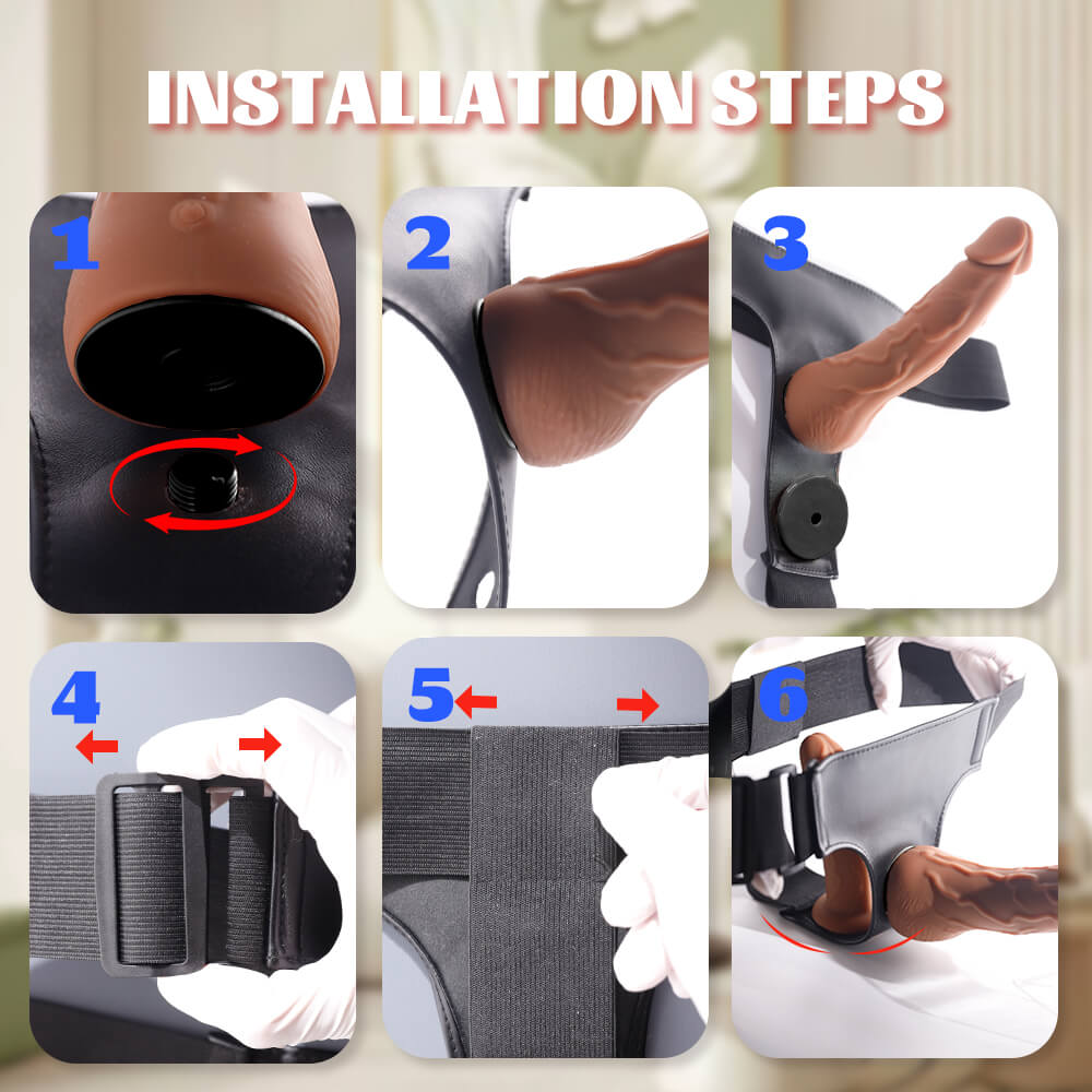 Velvora - Remote control wearable vibrating & thrusting dildo_09