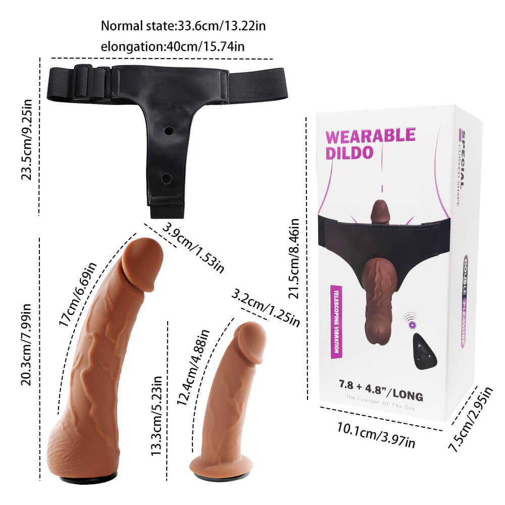 Velvora - Remote control wearable vibrating & thrusting dildo_10