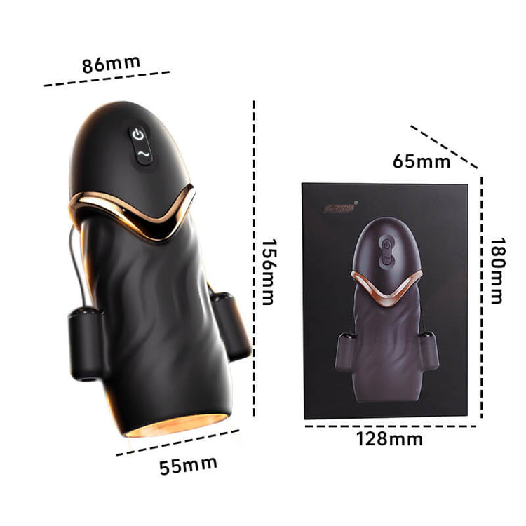 Apex male vibrator dimensions and retail package size