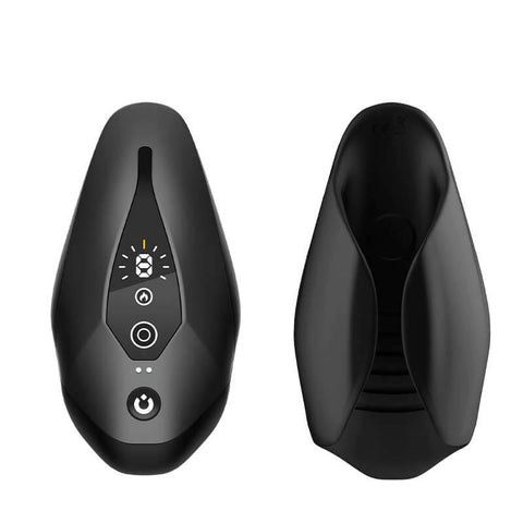 Black Eagle heated vibrating male masturbator