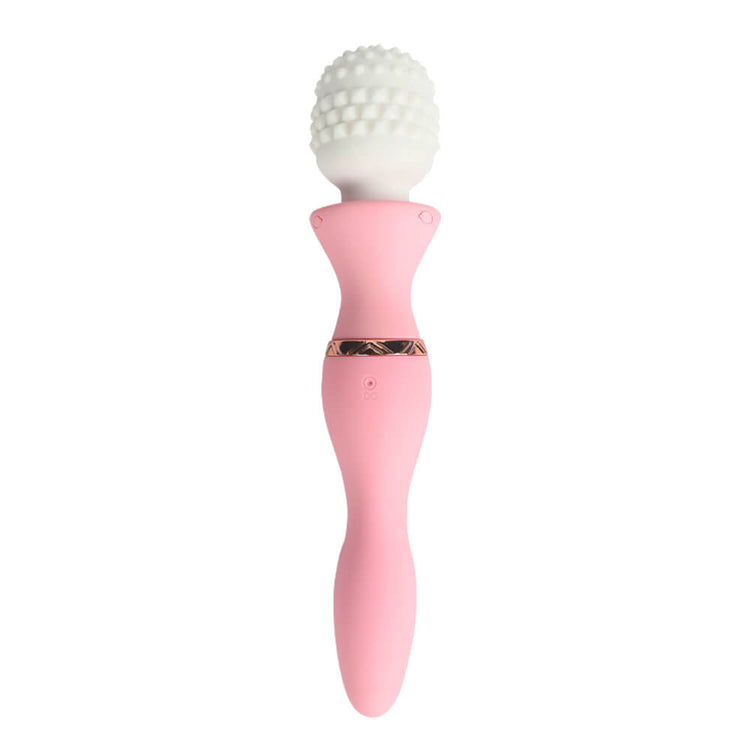 Pink Charm double-ended massage wand and G-spot vibrator