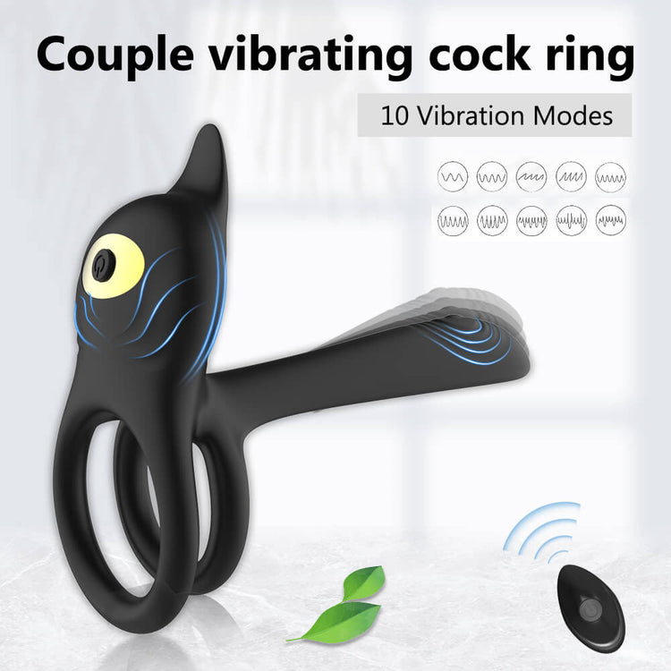 Daji dual-ring vibrator designed for shared partner stimulation
