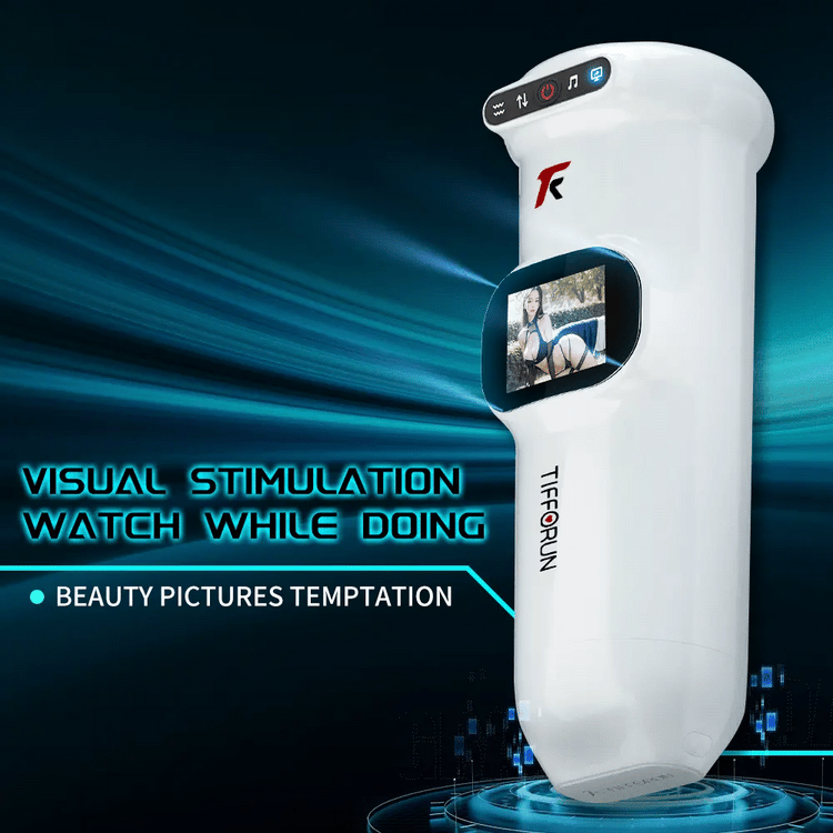 Echo automatic blowjob machine with built-in visual display
