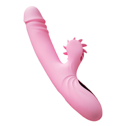 pink lotus clitoral licking g-spot vibrator