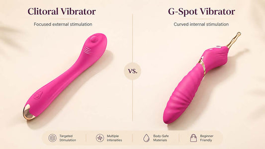 Clitoral vibrator and G-Spot vibrator beginner comparison guide