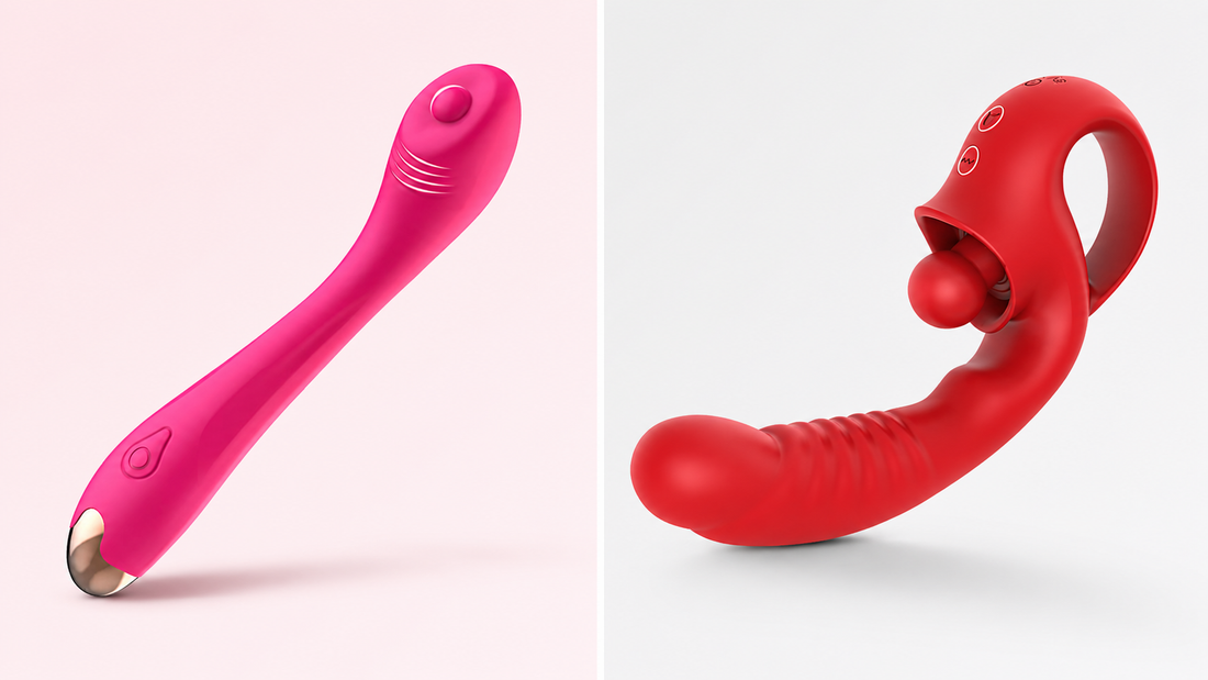 G-spot vibrator and dual stimulation vibrator comparison for beginners