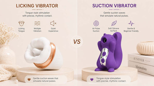Licking Vibrator vs Suction Vibrator: What Is the Difference?