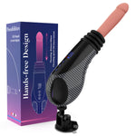 Sexual product with digital display and packaging on a white background