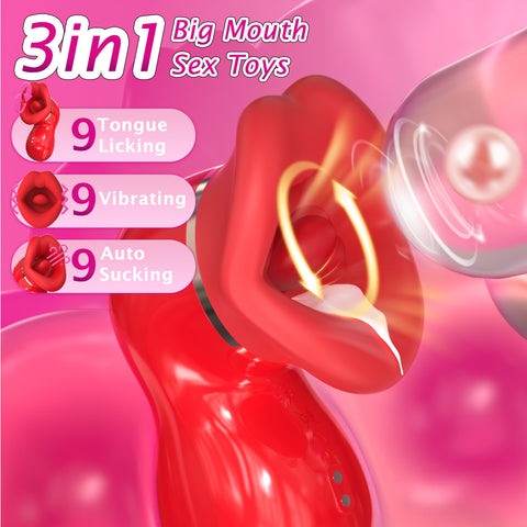Red inflatable ear with additional red parts on a white background