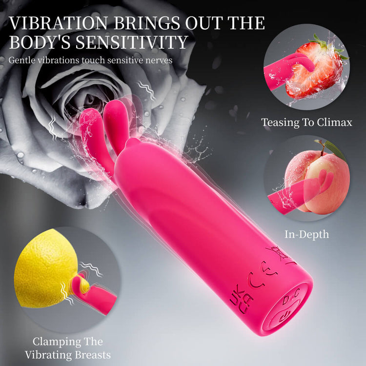 Bunny - Rabbit Bullet Vibrator with 10 Vibration Modes