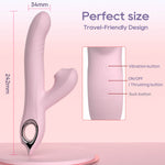 Elara - Thrusting Rabbit Vibrator with Clitoral Suction