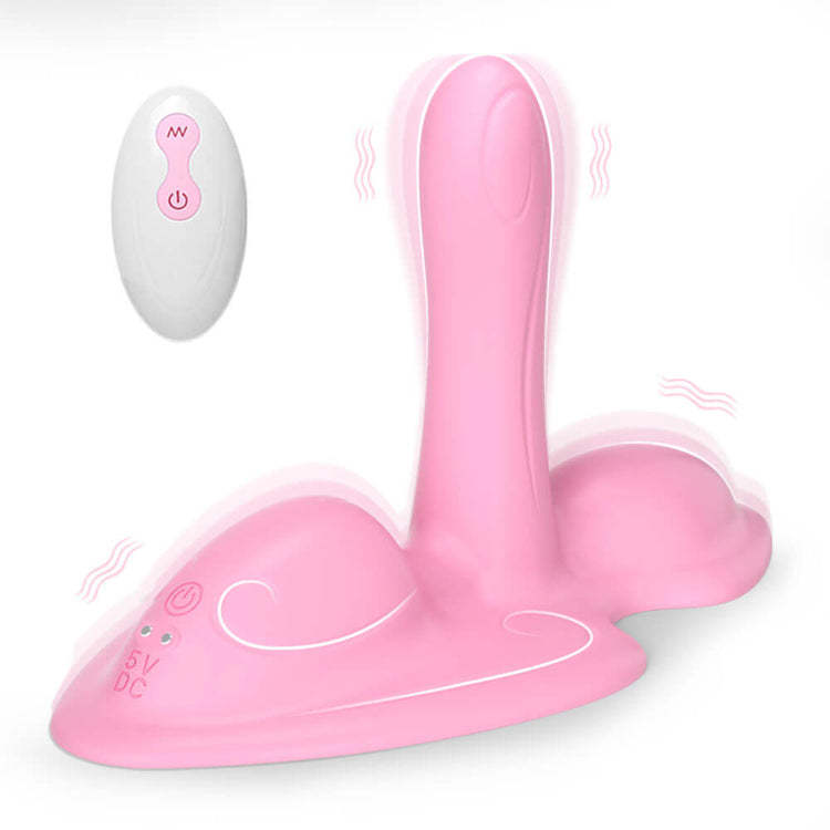 Ella - C-spot and G-spot Vibrating Cushion Dildo