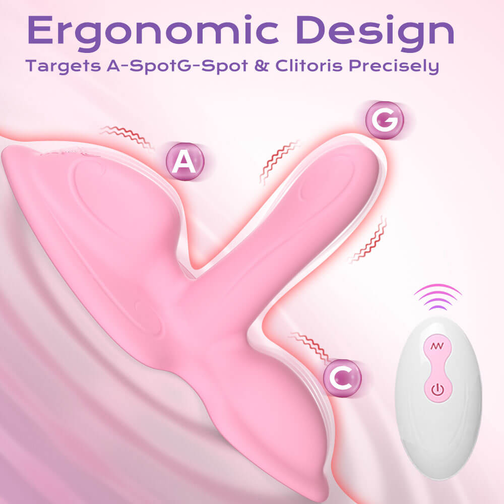Ella - C-spot and G-spot Vibrating Cushion Dildo