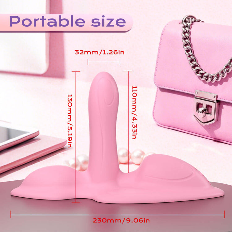 Ella - C-spot and G-spot Vibrating Cushion Dildo