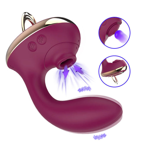 Lilac - Clitoral Suction & G-Spot Vibration Dual-Stimulation Vibrator_01