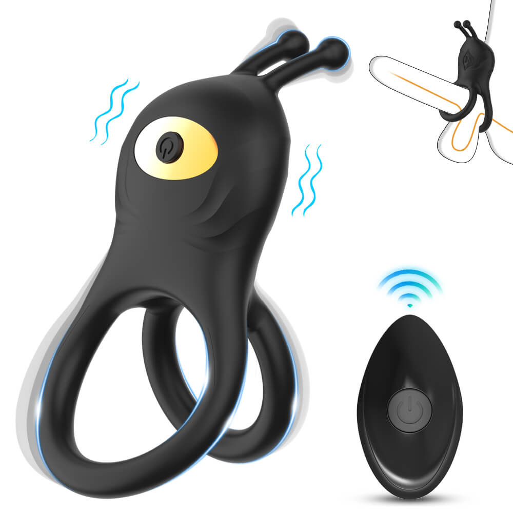 Lovetremor Nezha remote control couples dual vibrating cock ring