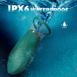 Green waterproof device with IPX6 rating underwater