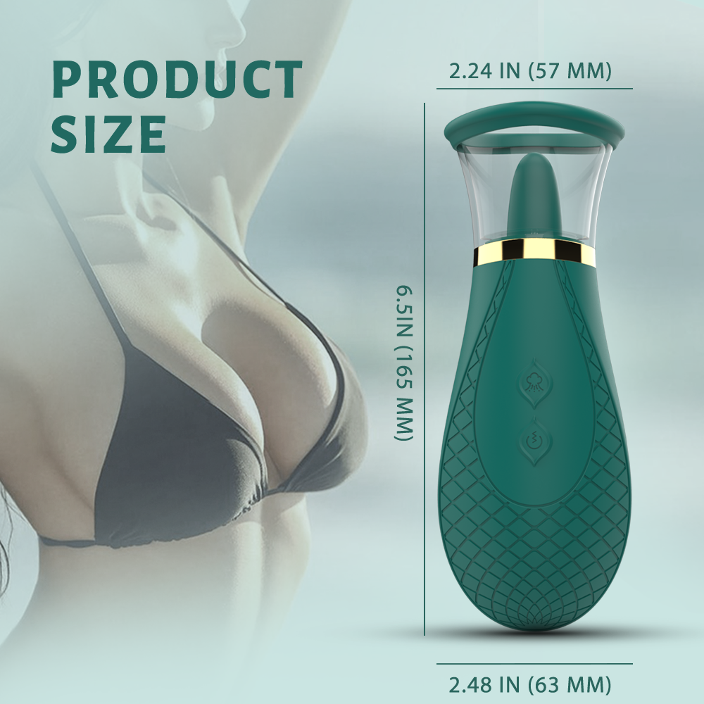 Teal product with dimensions labeled on a light gray background