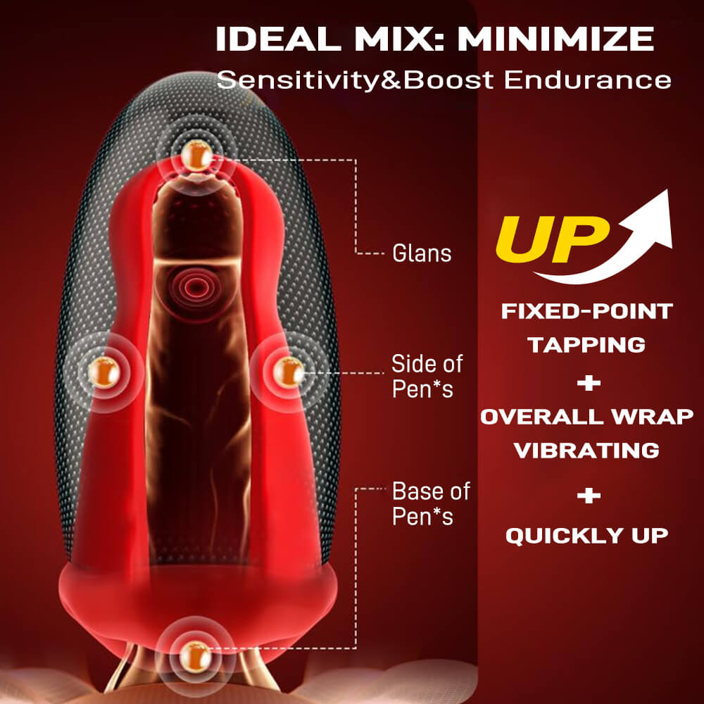 Seabull - Automatic vibrating tapping training male masturbator_4
