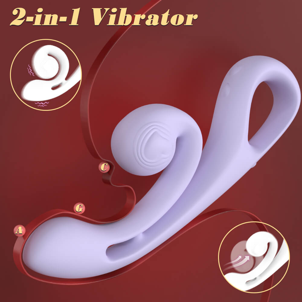 Velvet – Purple Rabbit Vibrator with G-Spot & Clitoral Dual Stimulation_2-in 1 vibrator