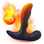Adam heated butt plug showing an approximate warming temperature of 42 degrees Celsius