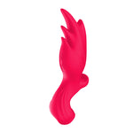 Red Angel Wings wearable finger vibrator with three flexible stimulation tips