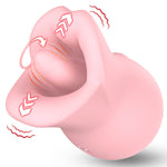 Pink Angel’s Kiss clit licker with soft lip movement and rotating tongue