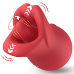Red Angel’s Kiss clit licker with rotating tongue and moving silicone lips
