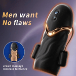 Apex textured male masturbator sleeve with raised internal contact points