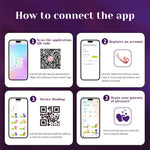 How to connect the app for Auralis app-controlled G-spot vibrator with clitoral suction