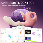 Auralis app remote control vibrator for couples with G-spot stimulation and clitoral suction