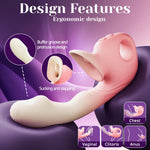Auralis clitoral suction vibrator with ergonomic curved design for G-spot and clitoral stimulation