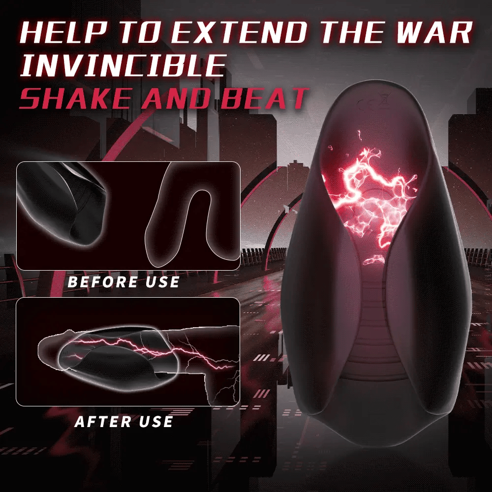 Black Eagle male masturbator before and after use comparison