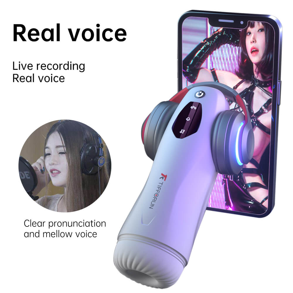 Bliss realistic blowjob toy with built-in voice audio